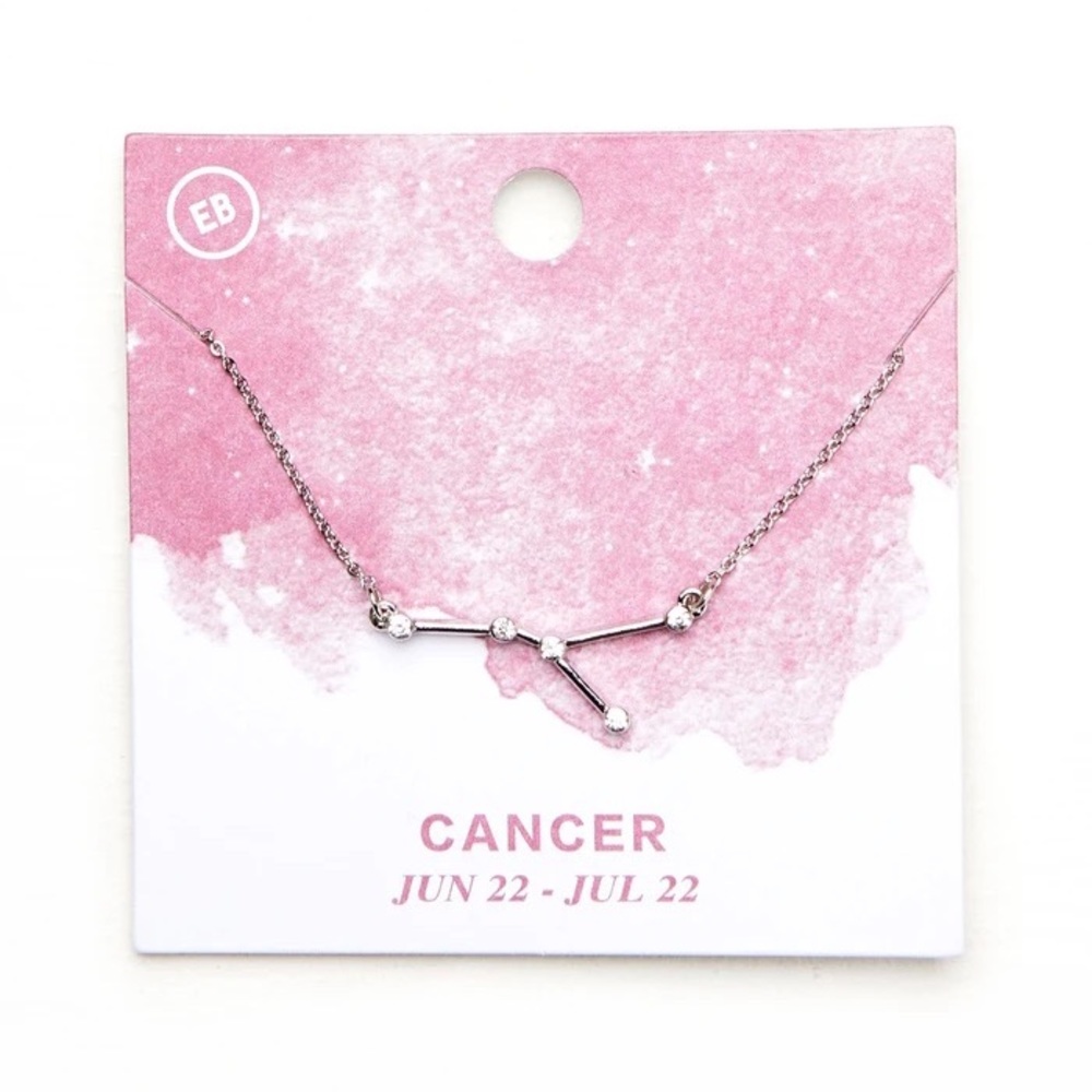 Cancer Constellation Necklace Earthbound Trading NWT